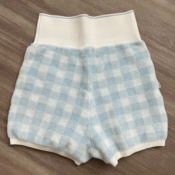 EUC ALEXANDER WANG Gingham Check-Pattern Shorts XS - Picture 12 of 12